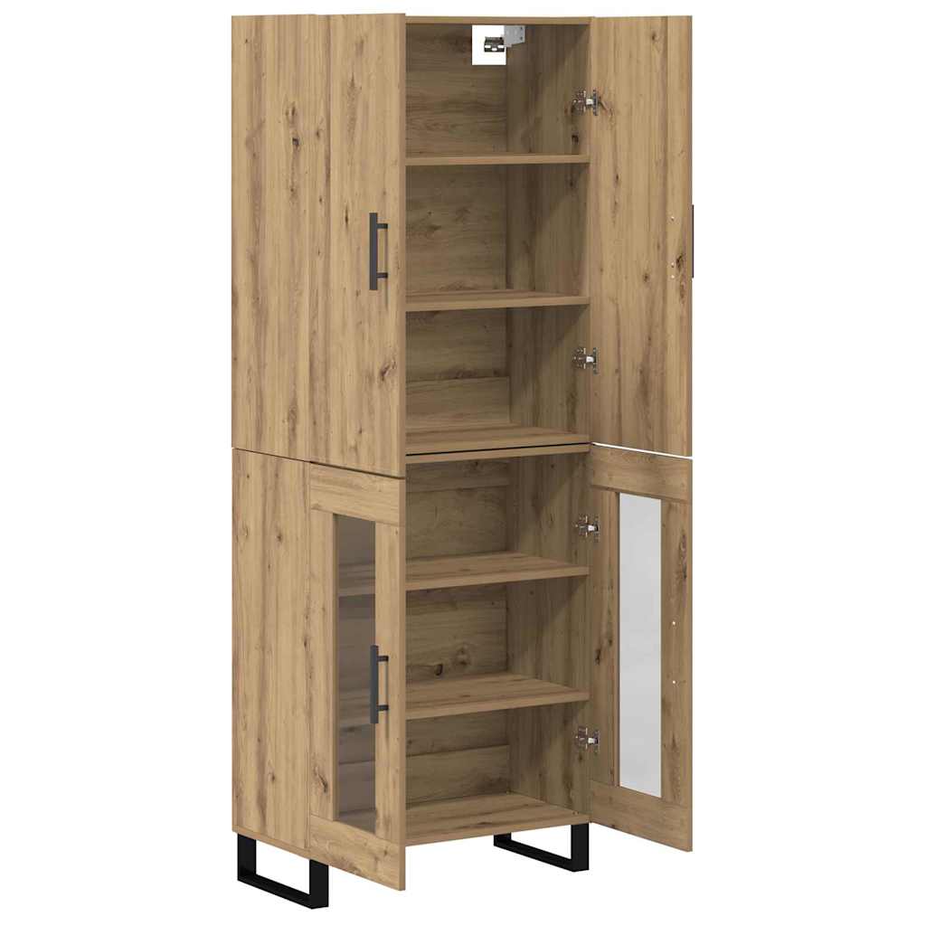 Highboard 2 stk. Artisan Egetræ 69,5 x 34 x 180 cm