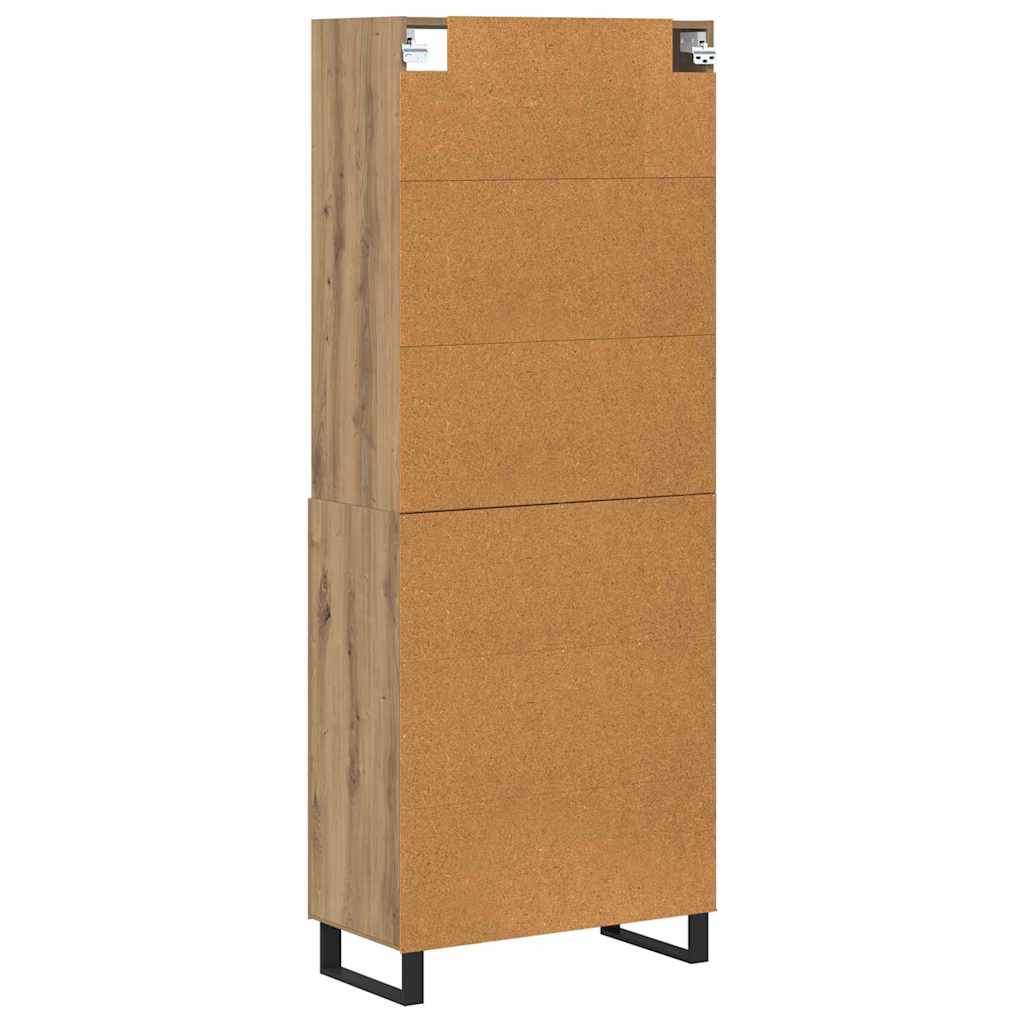 Highboard 2 stk. Artisan Egetræ 69,5 x 34 x 180 cm