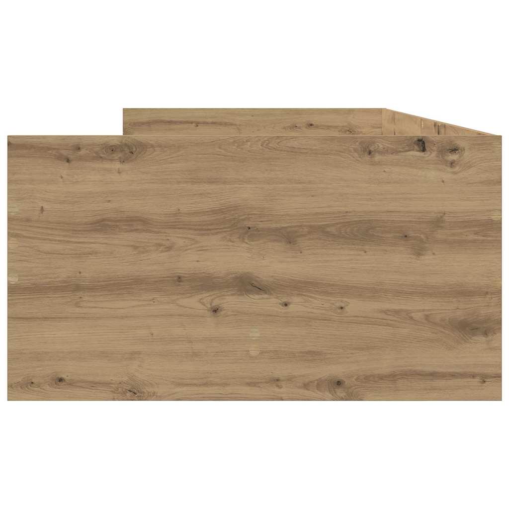 Sengestel med skuffe Artisan Egetræ 90 x 200 cm Massiv fyrretræ