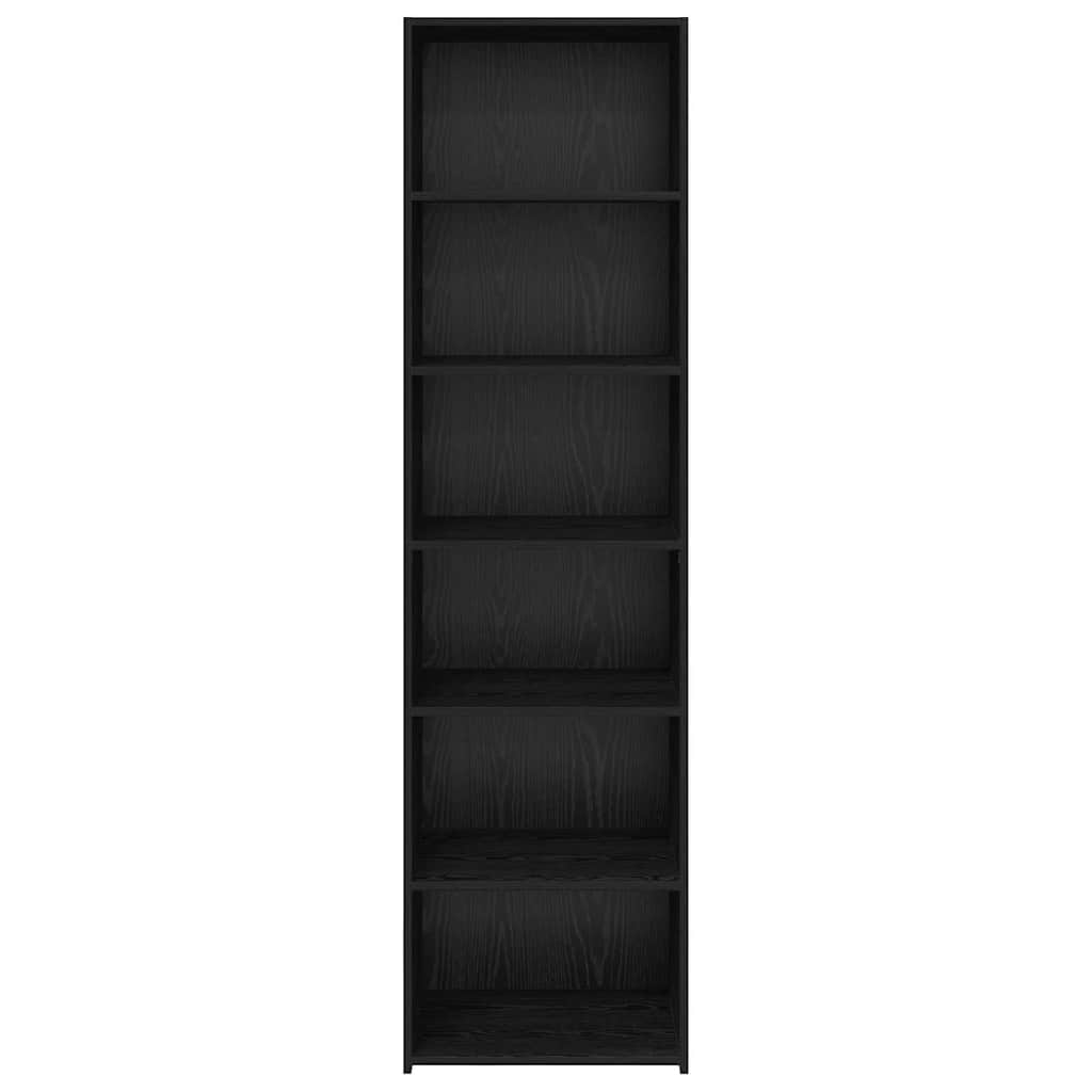 Kabinet Sort eg 50 x 41 x 185 cm Konstrueret træ