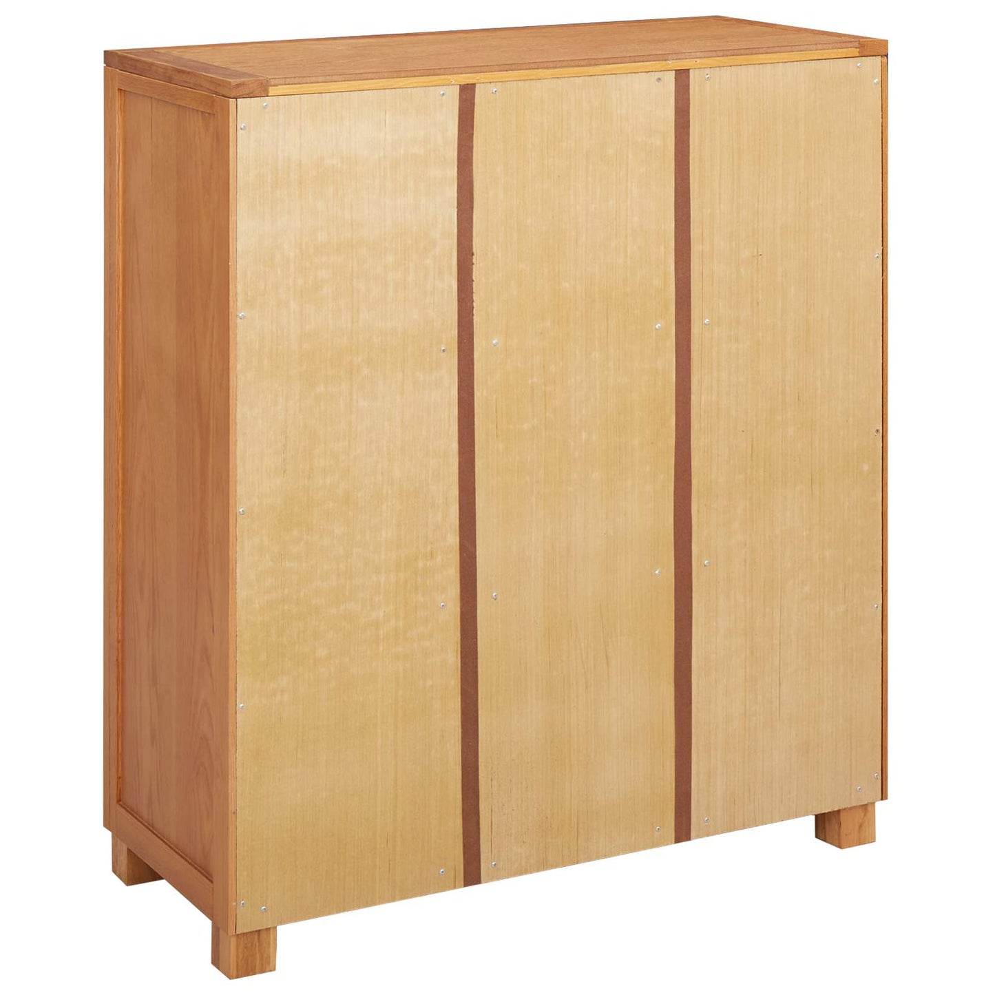 Kabinet med opbevaring Brun 80 x 35 x 95 cm Massivt Eg Træ