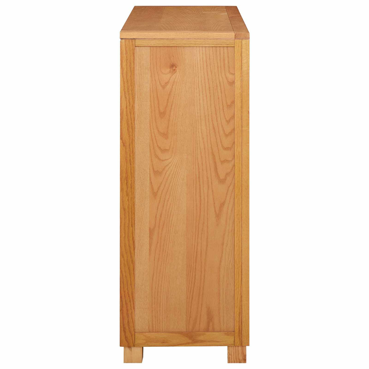 Kabinet med opbevaring Brun 80 x 35 x 95 cm Massivt Eg Træ
