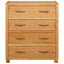 Kabinet med skuffe Brun 80 x 35 x 95 cm Massivt Eg Træ