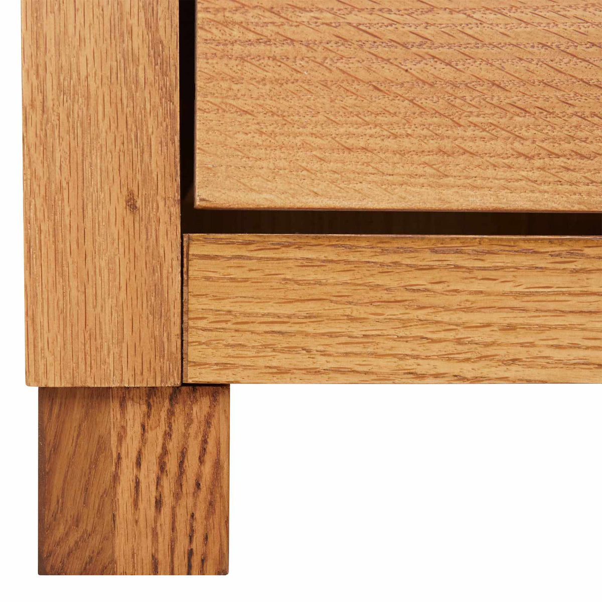 Kabinet med skuffe Brun 80 x 50 x 70 cm Massivt Eg Træ