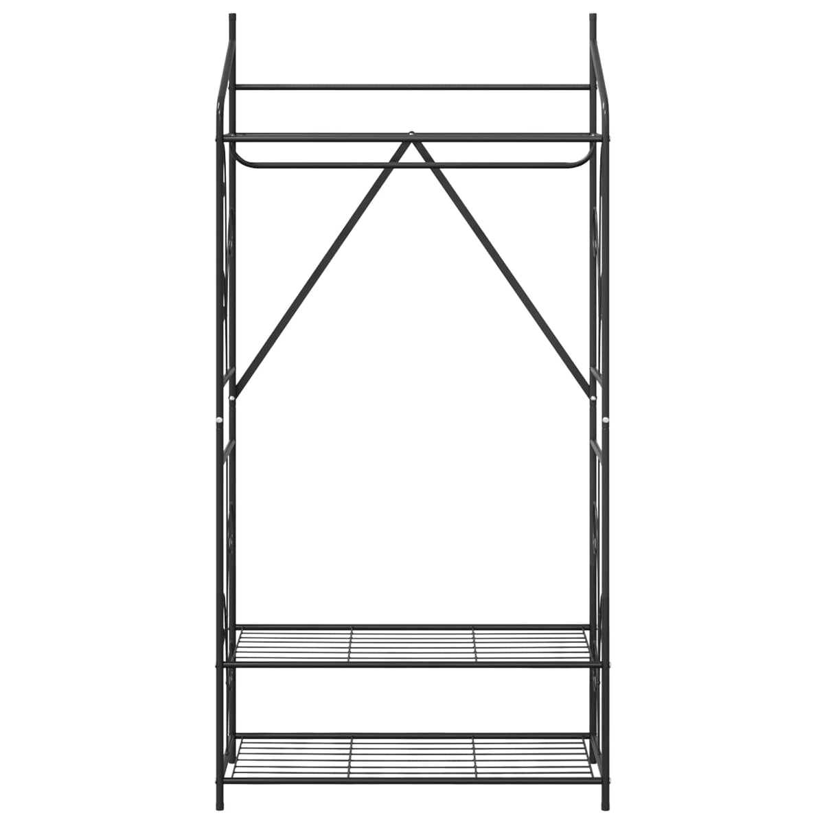 Åben Garderobe Ensfarvet 78 x 36 x 158 cm