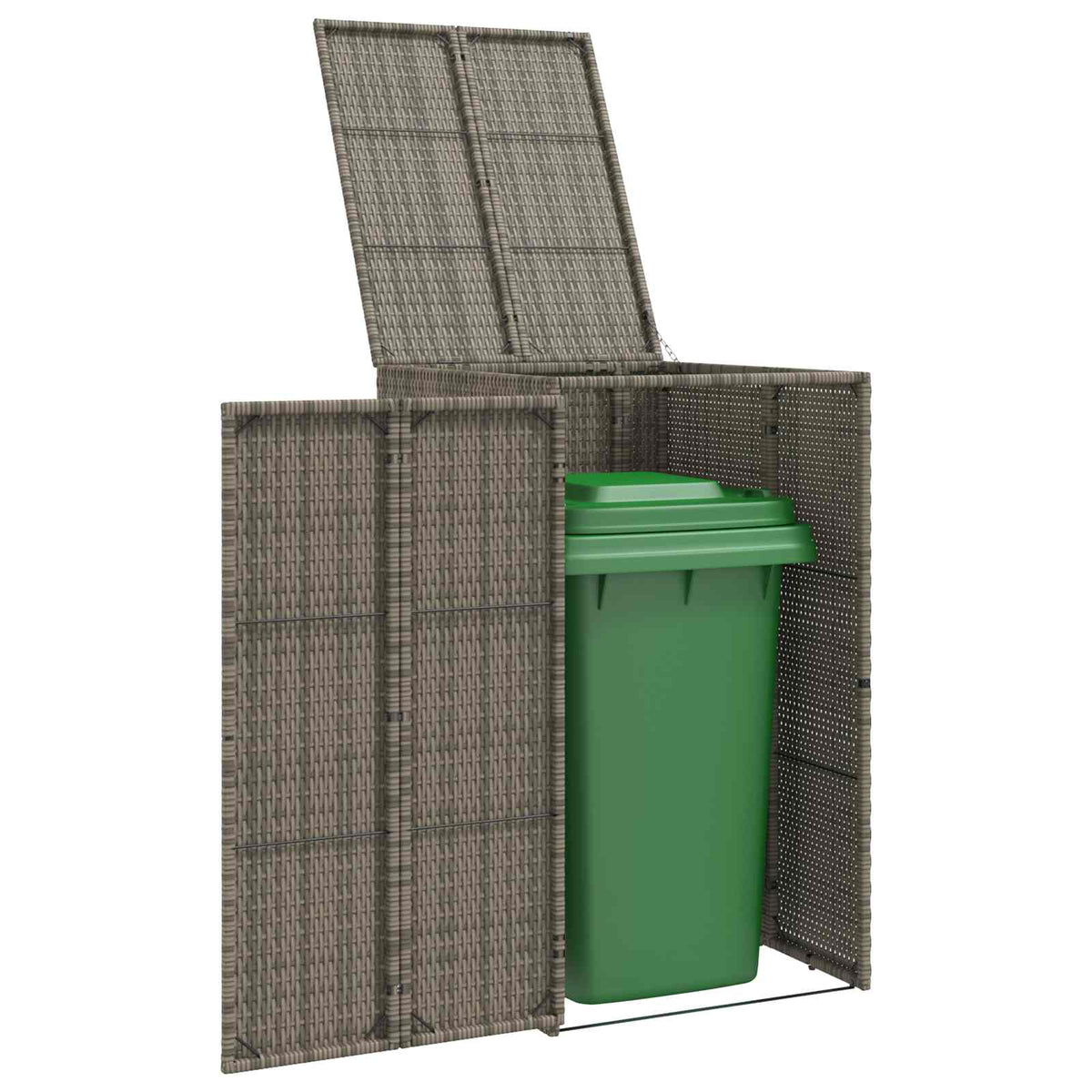 Affaldsbin boks Grå 65 x 80 x 115 cm Polyethylen