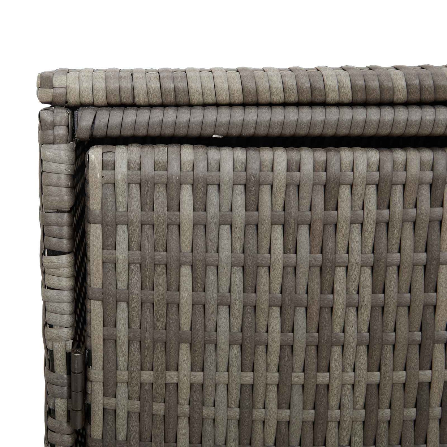 Affaldsbin boks 2 stk. Grå 130 x 80 x 115 cm Polyethylen