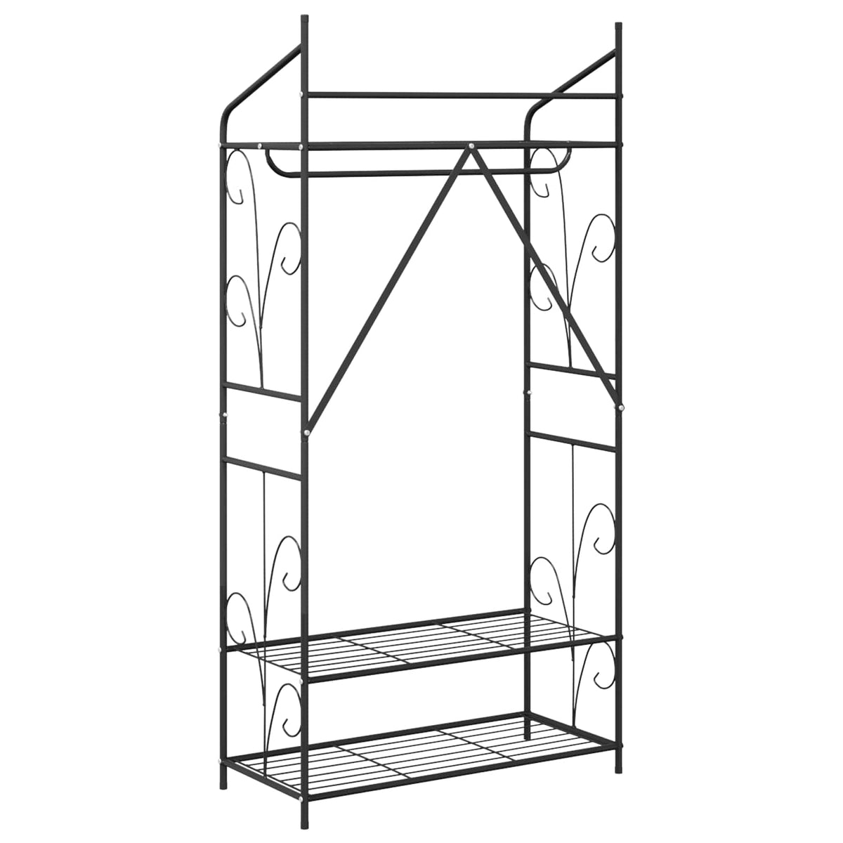 Åben Garderobe 2 stk. 78 x 36 x 158 cm
