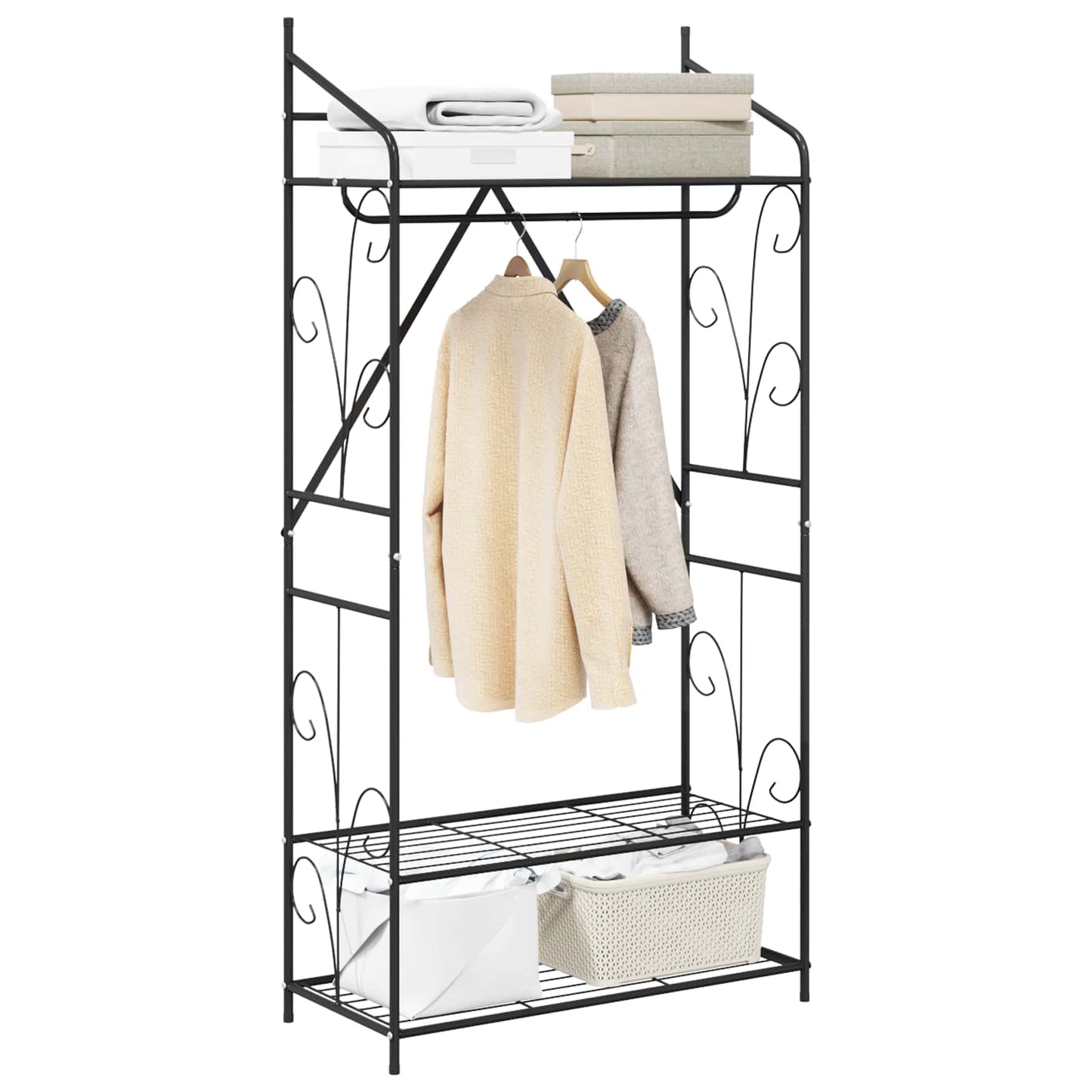 Åben Garderobe 2 stk. 78 x 36 x 158 cm