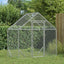 Hønsebur Sølv 170 x 100 x 177 cm Galvaniseret stål