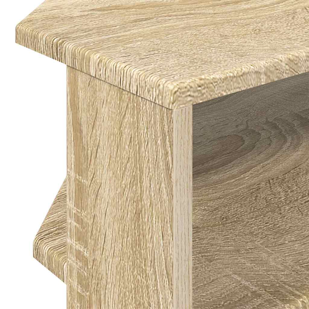 HjørneTVskab 100 x 40,5 x 45 cm Sonoma-eg Konstrueret træ