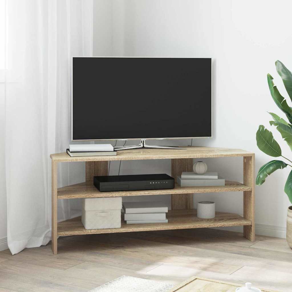 HjørneTVskab 100 x 40,5 x 45 cm Sonoma-eg Konstrueret træ