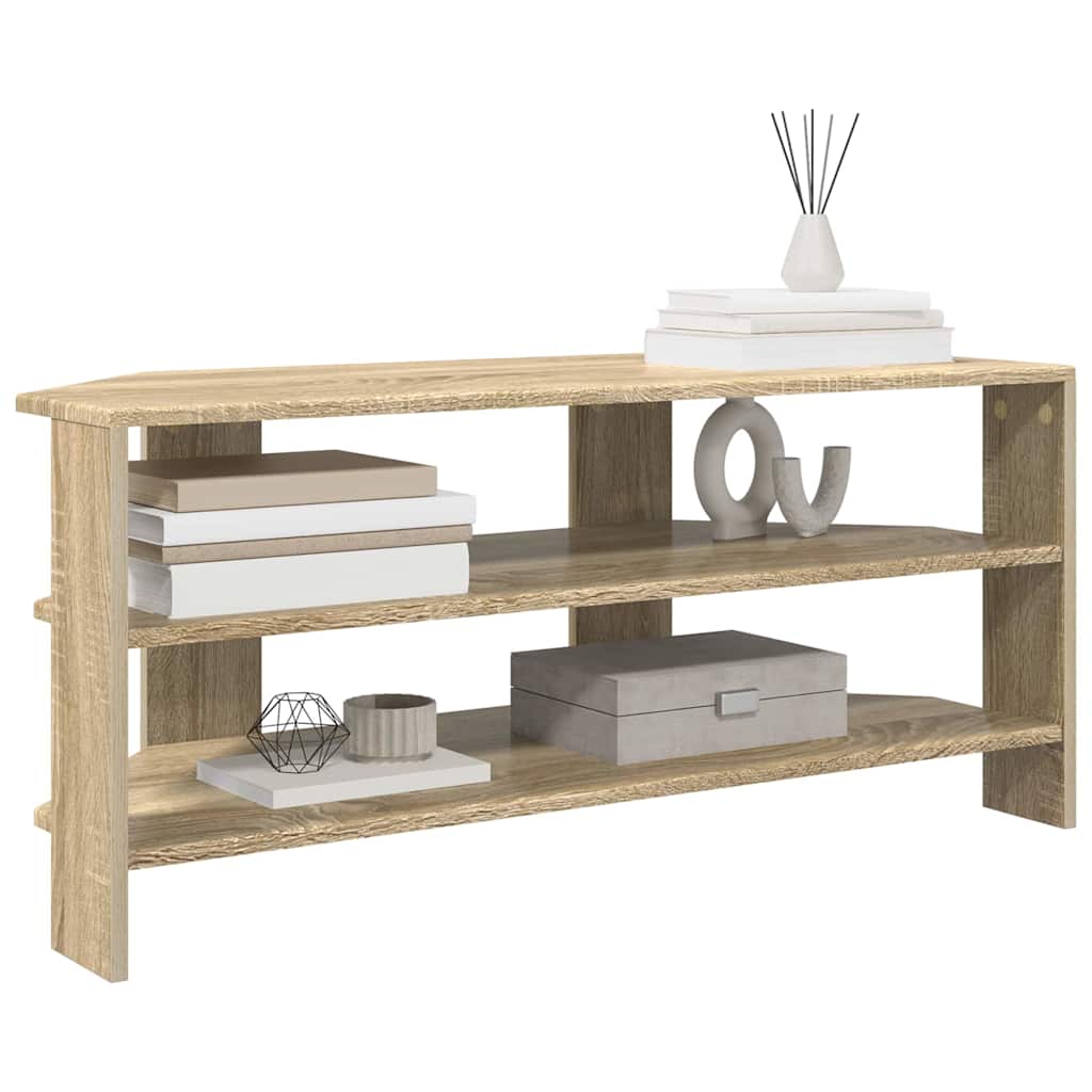 HjørneTVskab 100 x 40,5 x 45 cm Sonoma-eg Konstrueret træ