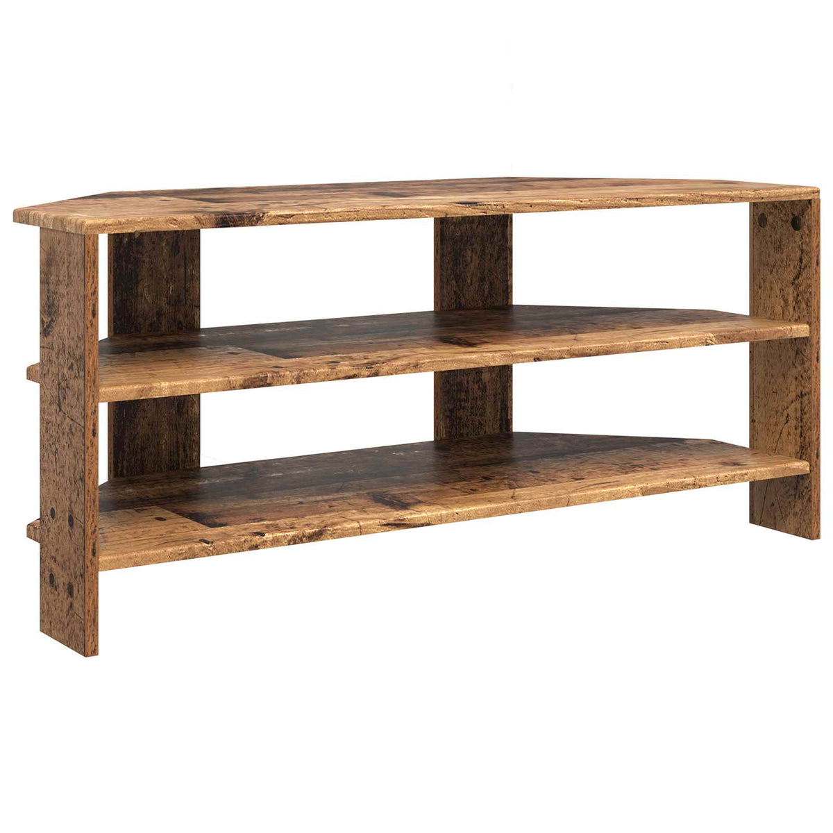 HjørneTVskab 100 x 40,5 x 45 cm Gammelt træ Konstrueret træ