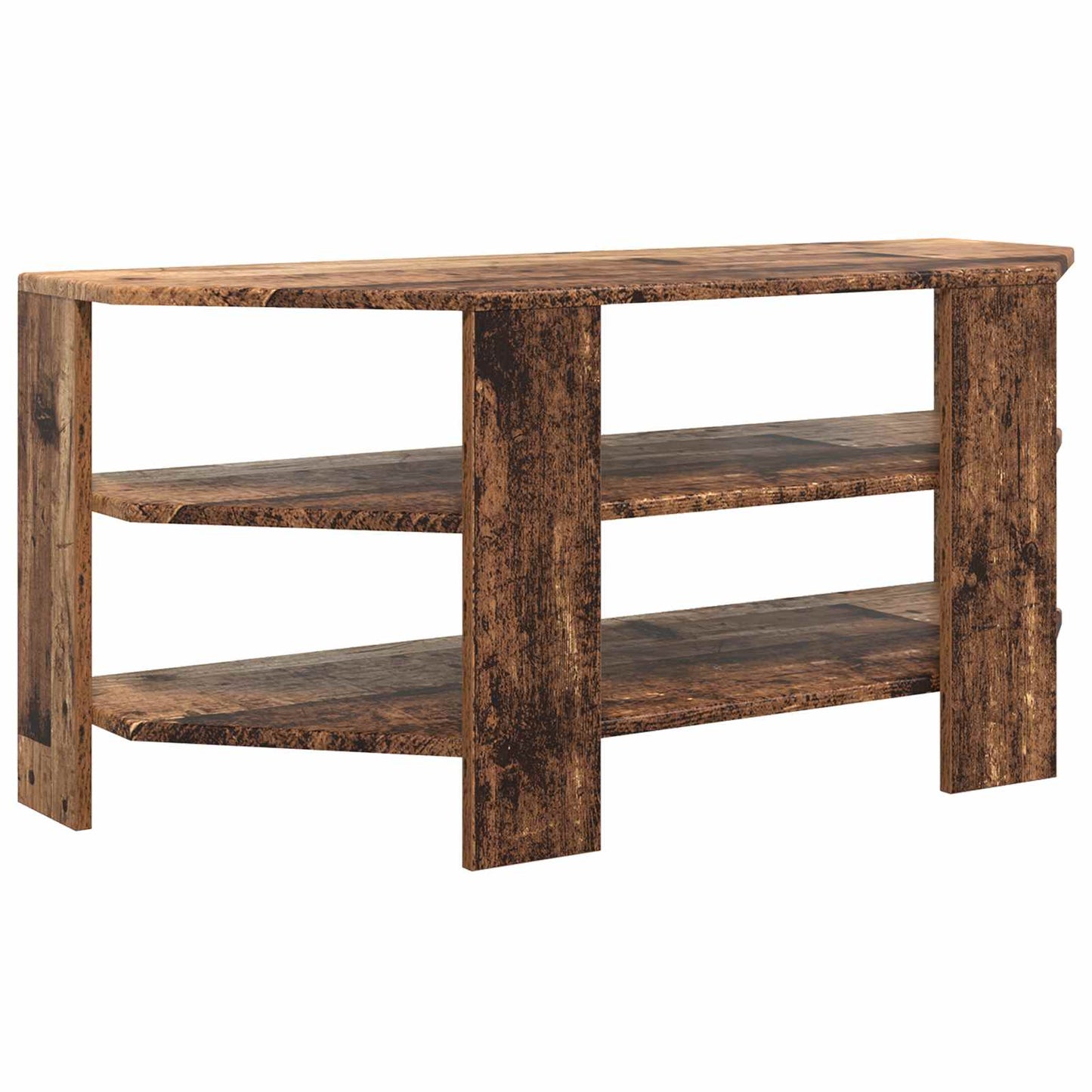 HjørneTVskab 100 x 40,5 x 45 cm Gammelt træ Konstrueret træ