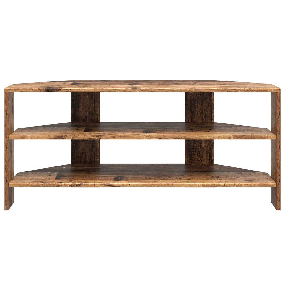 HjørneTVskab 100 x 40,5 x 45 cm Gammelt træ Konstrueret træ
