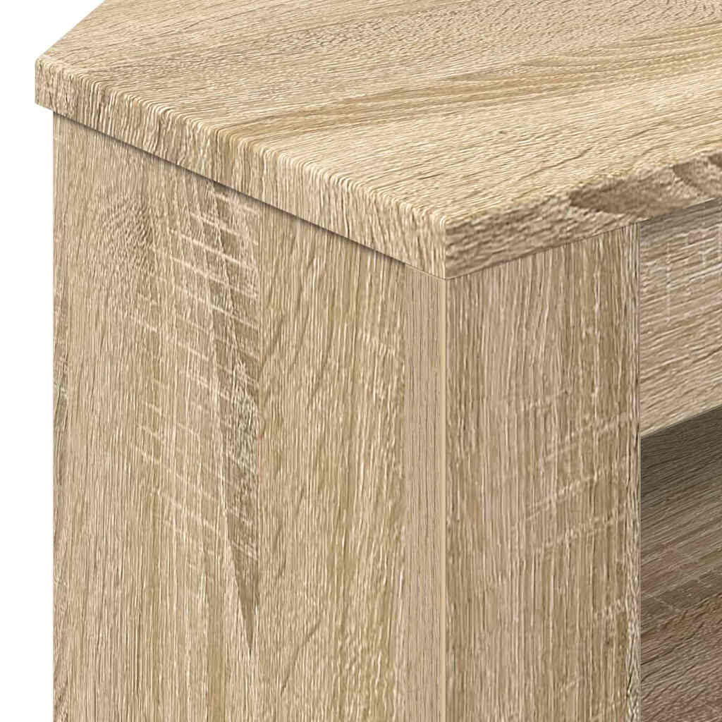 HjørneTVskab 102 x 41 x 50 cm Sonoma-eg Konstrueret træ