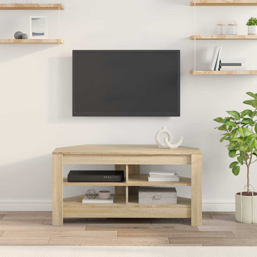 HjørneTVskab 102 x 41 x 50 cm Sonoma-eg Konstrueret træ