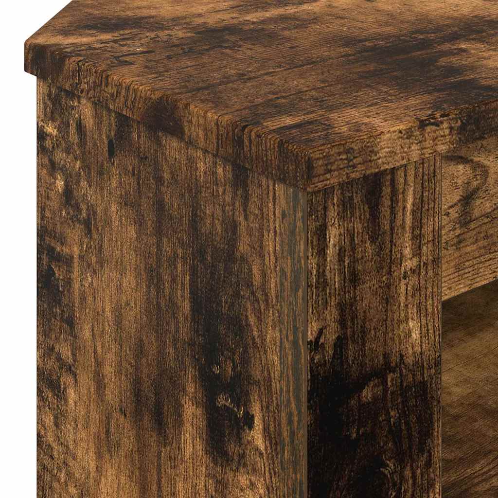 HjørneTVskab 102 x 41 x 50 cm Røget eg Konstrueret træ