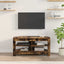 HjørneTVskab 102 x 41 x 50 cm Røget eg Konstrueret træ