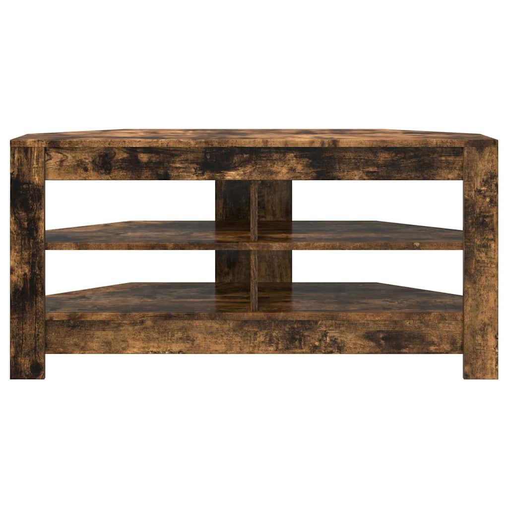 HjørneTVskab 102 x 41 x 50 cm Røget eg Konstrueret træ