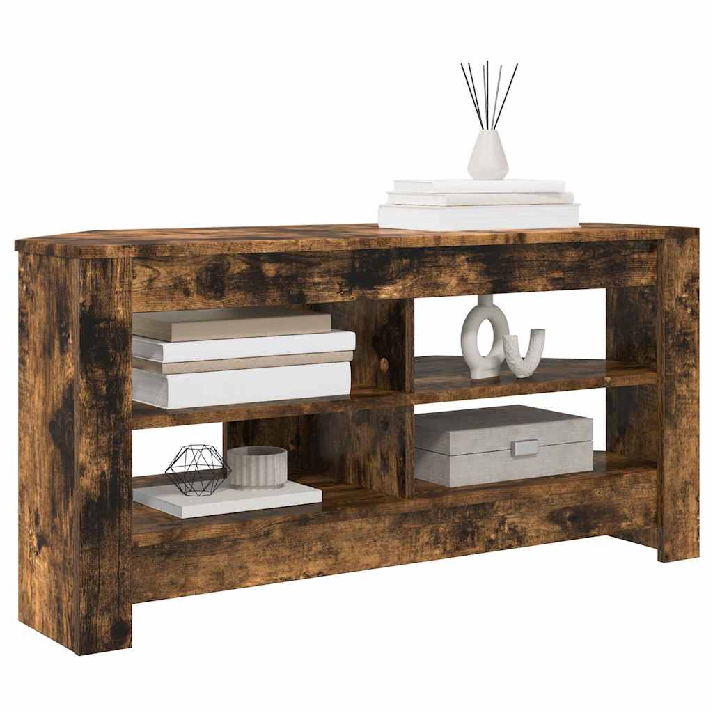 HjørneTVskab 102 x 41 x 50 cm Røget eg Konstrueret træ