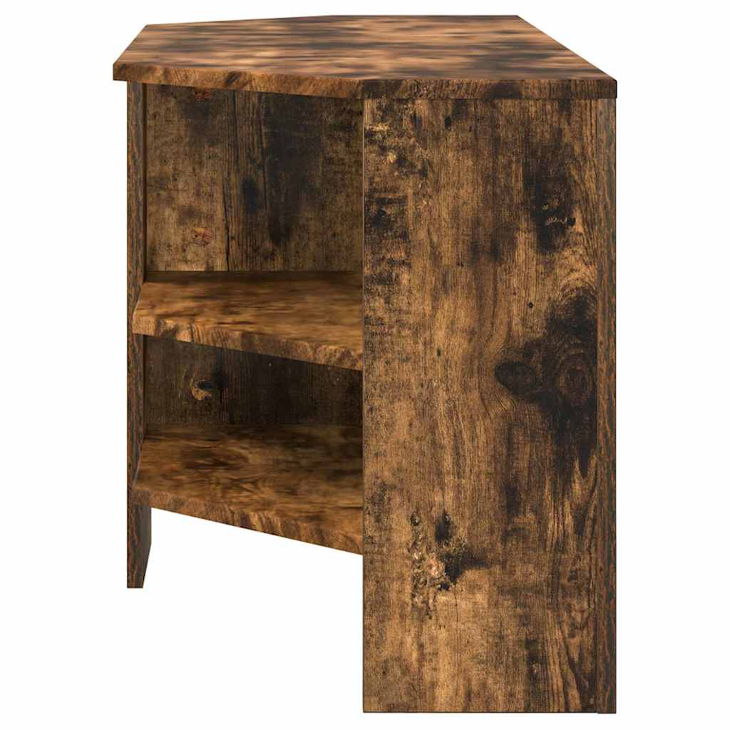 HjørneTVskab 102 x 41 x 50 cm Røget eg Konstrueret træ