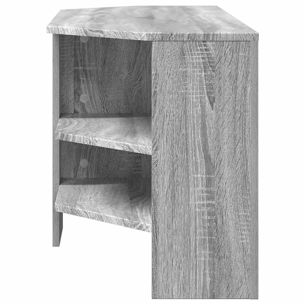 HjørneTVskab 102 x 41 x 50 cm Grå Sonoma Konstrueret træ