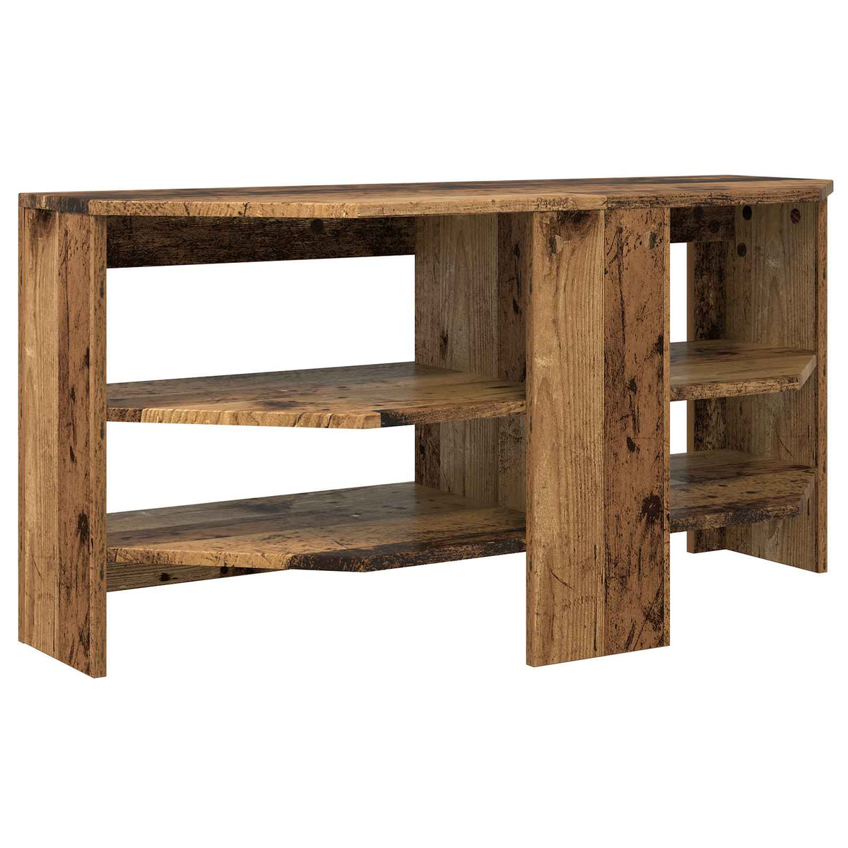 HjørneTVskab 102 x 41 x 50 cm Gammelt træ Konstrueret træ