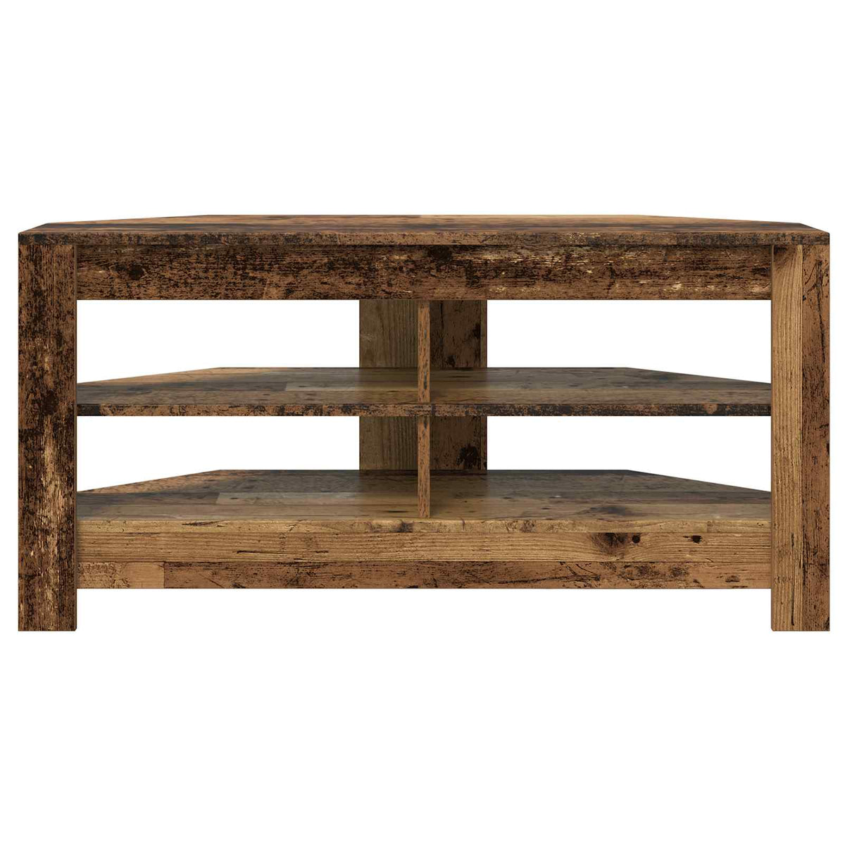 HjørneTVskab 102 x 41 x 50 cm Gammelt træ Konstrueret træ