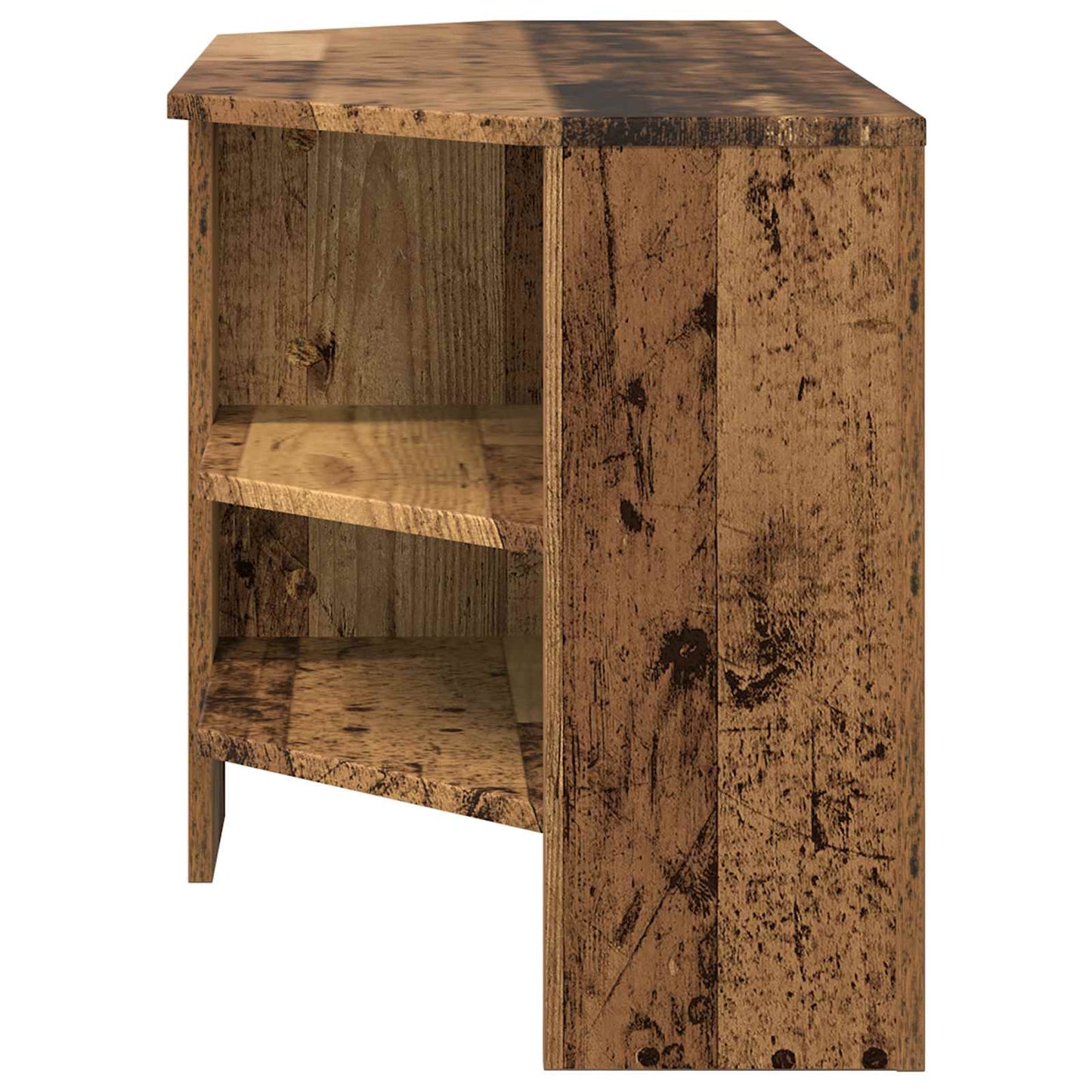 HjørneTVskab 102 x 41 x 50 cm Gammelt træ Konstrueret træ