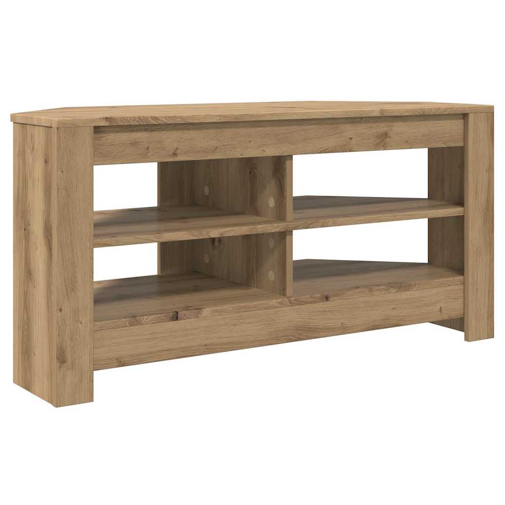 HjørneTVskab 102 x 40,5 x 45 cm Artisan Egetræ Konstrueret træ