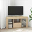 Hjørne LED TV Skab 100 x 40 x 50 cm Sonoma eg Konstrueret træ