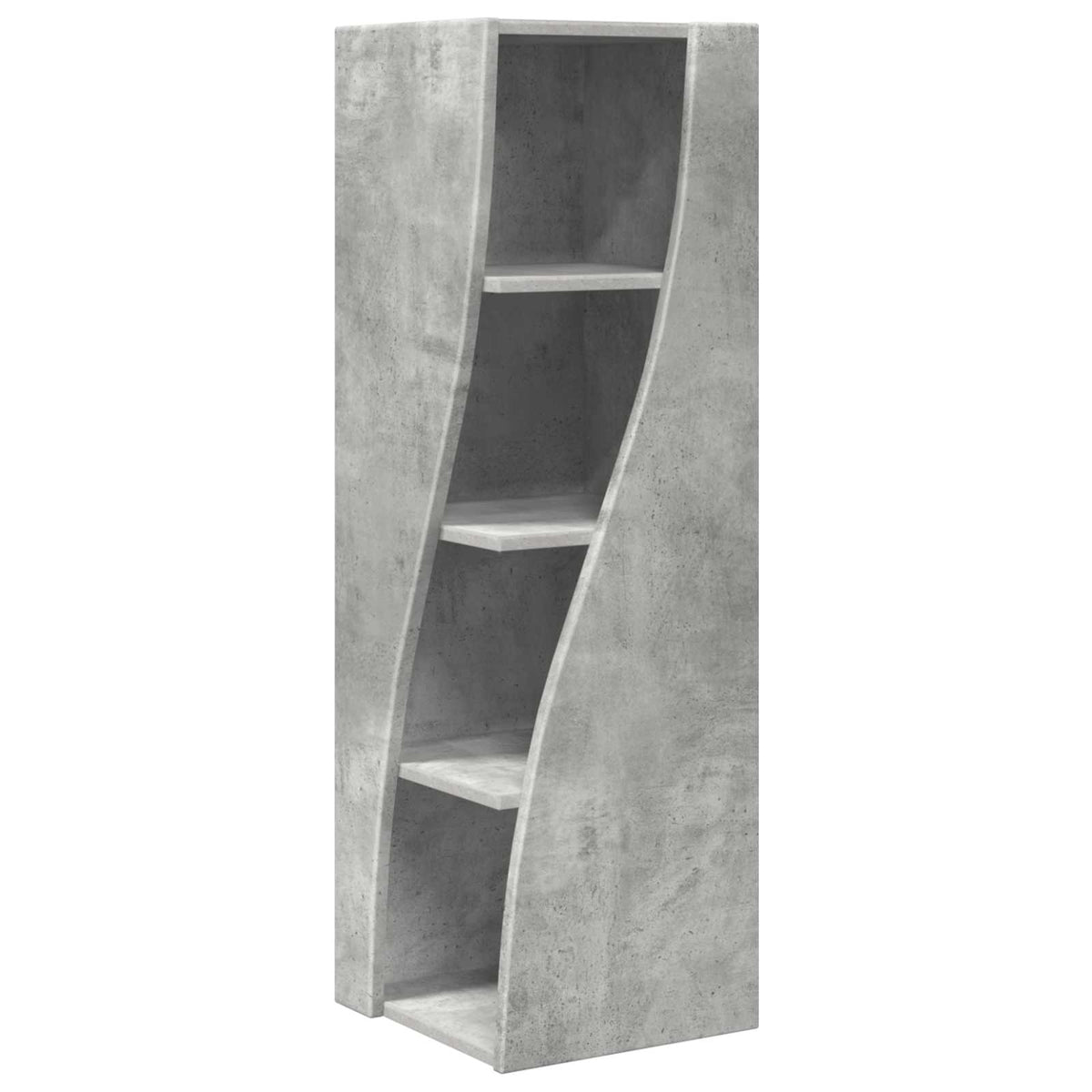 Hjørneskab 32x32x102cm Konstrueret træ Beton Grå