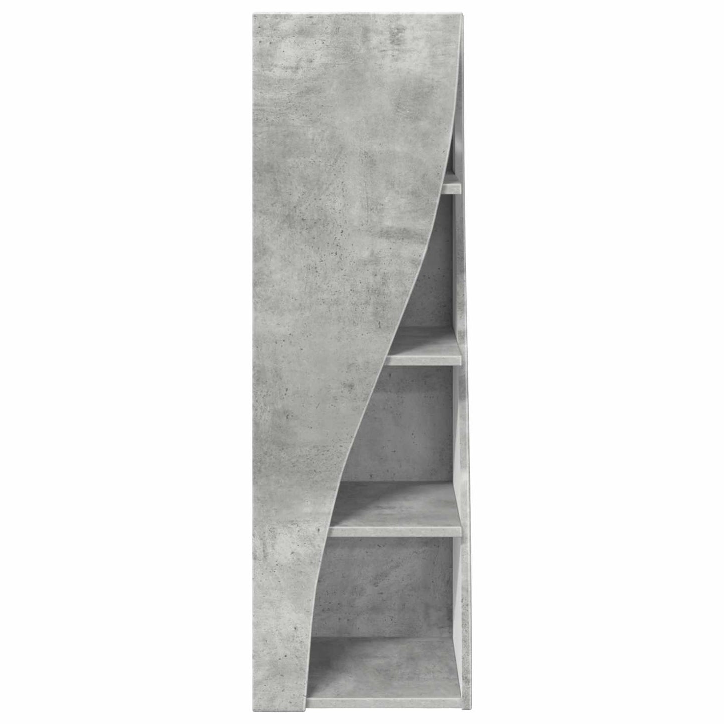 Hjørneskab 32x32x102cm Konstrueret træ Beton Grå