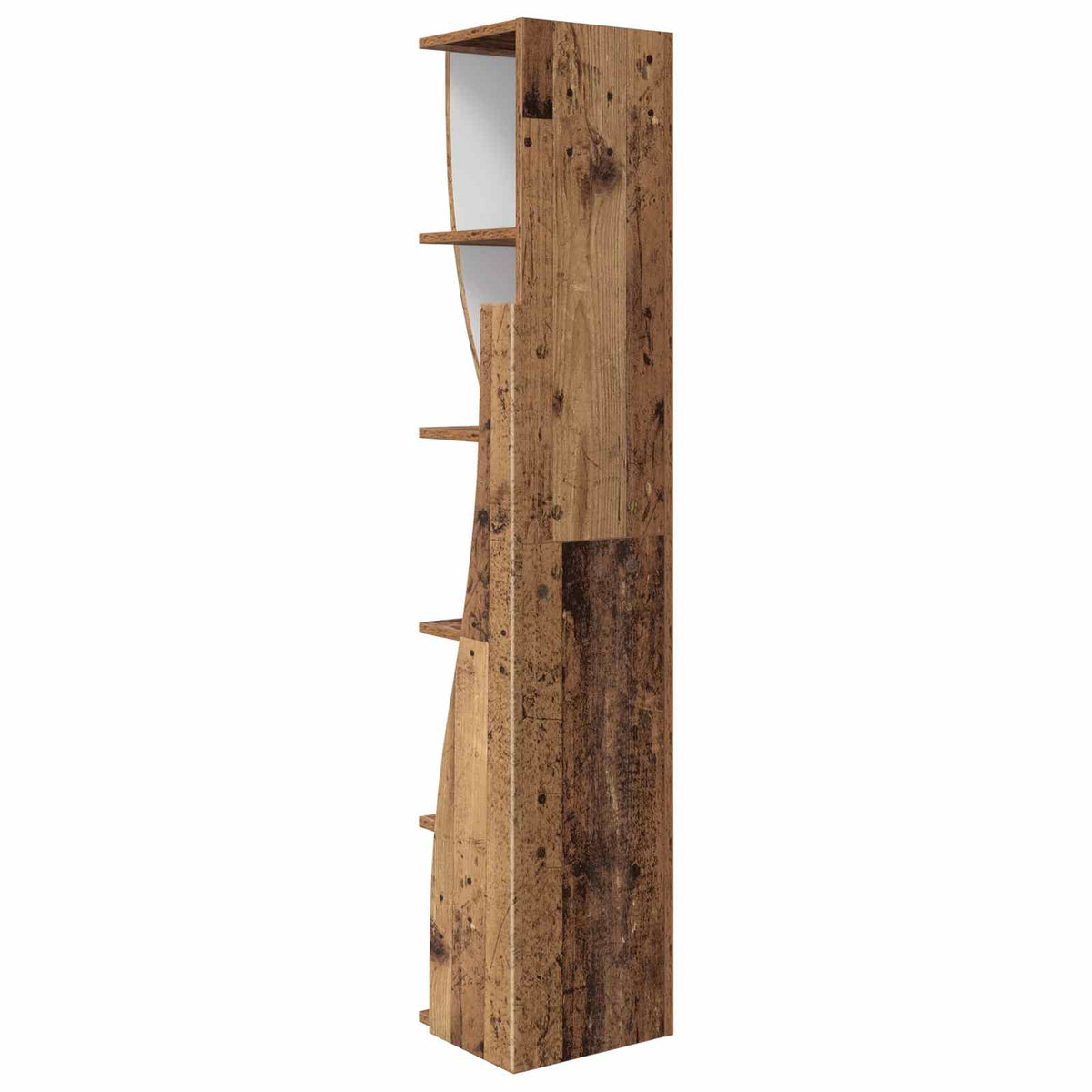 Hjørneskab 27,5x27x140cm Konstrueret træ Gammelt træ