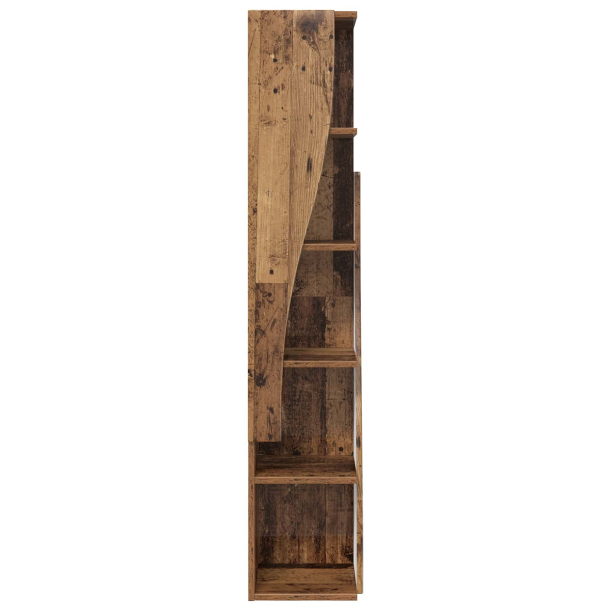 Hjørneskab 27,5x27x140cm Konstrueret træ Gammelt træ