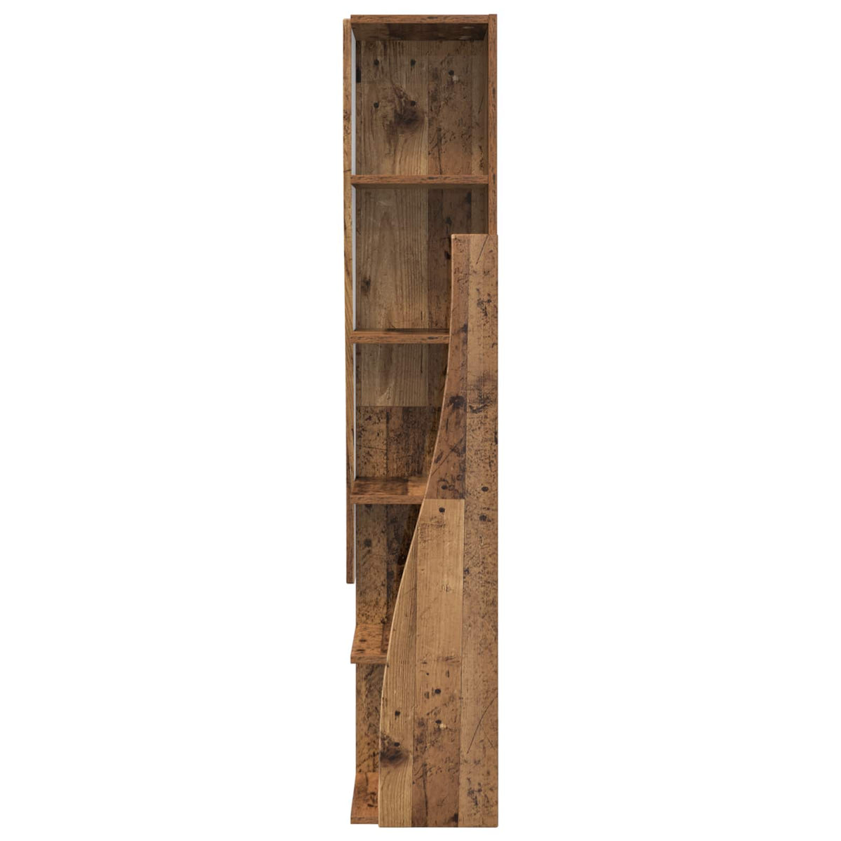 Hjørneskab 27,5x27x140cm Konstrueret træ Gammelt træ