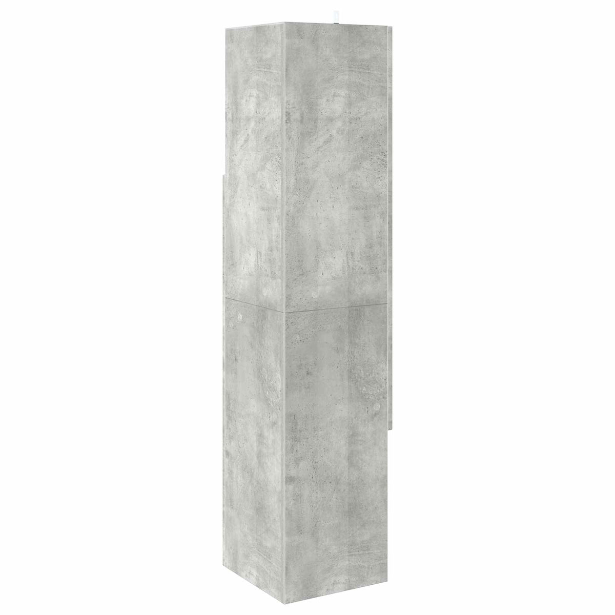 Hjørneskab 32x32x140cm Konstrueret træ Beton Grå