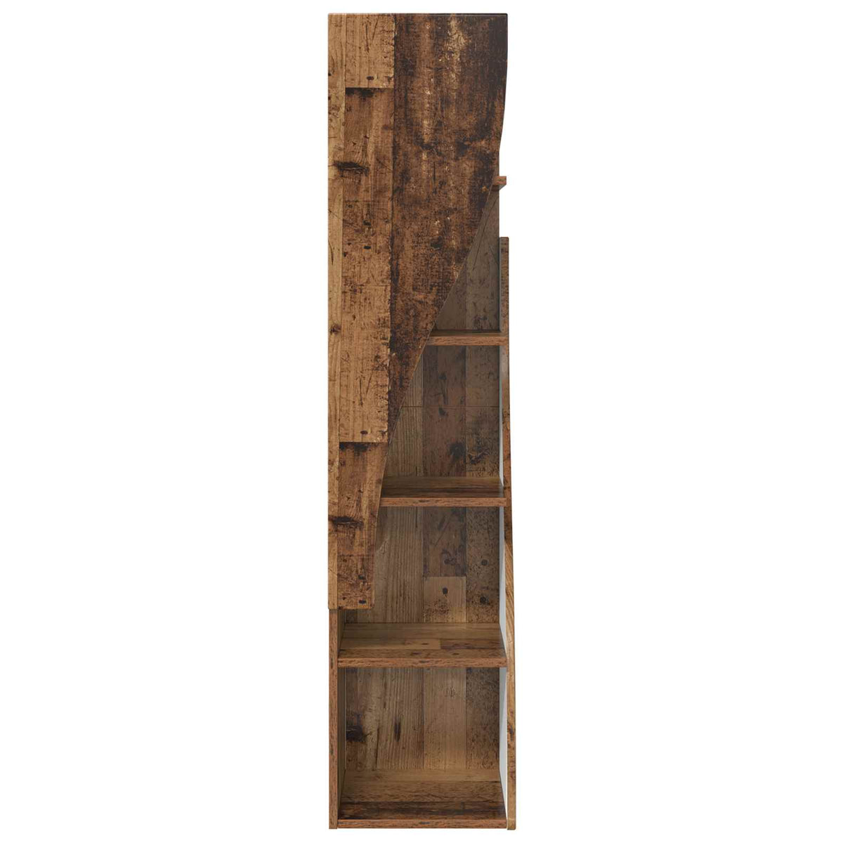 Hjørneskab 32x32x140cm Konstrueret træ Gammelt træ