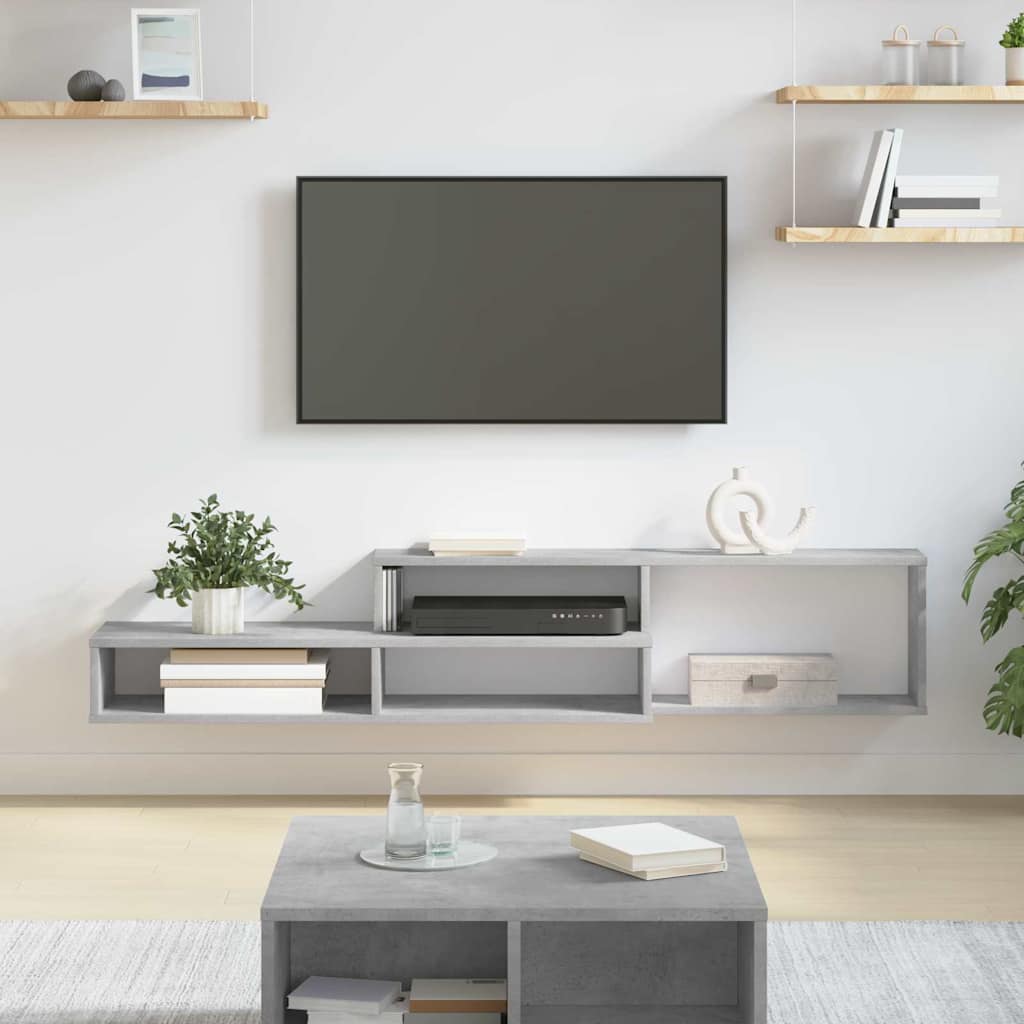 VægbeslagtilTV 150x25x28,5cm Konstrueret træ