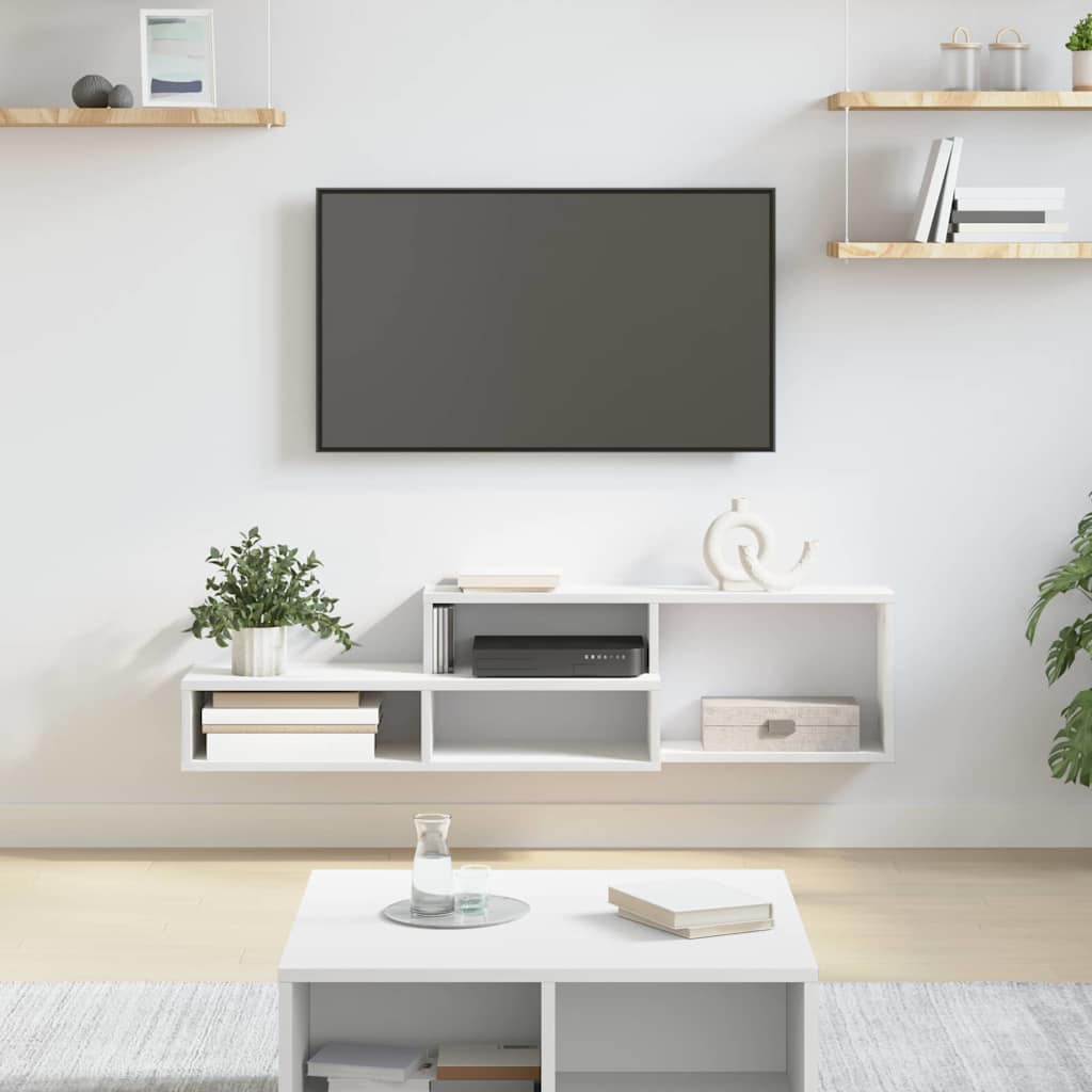 VægbeslagtilTV 120x25x28,5cm Konstrueret træ