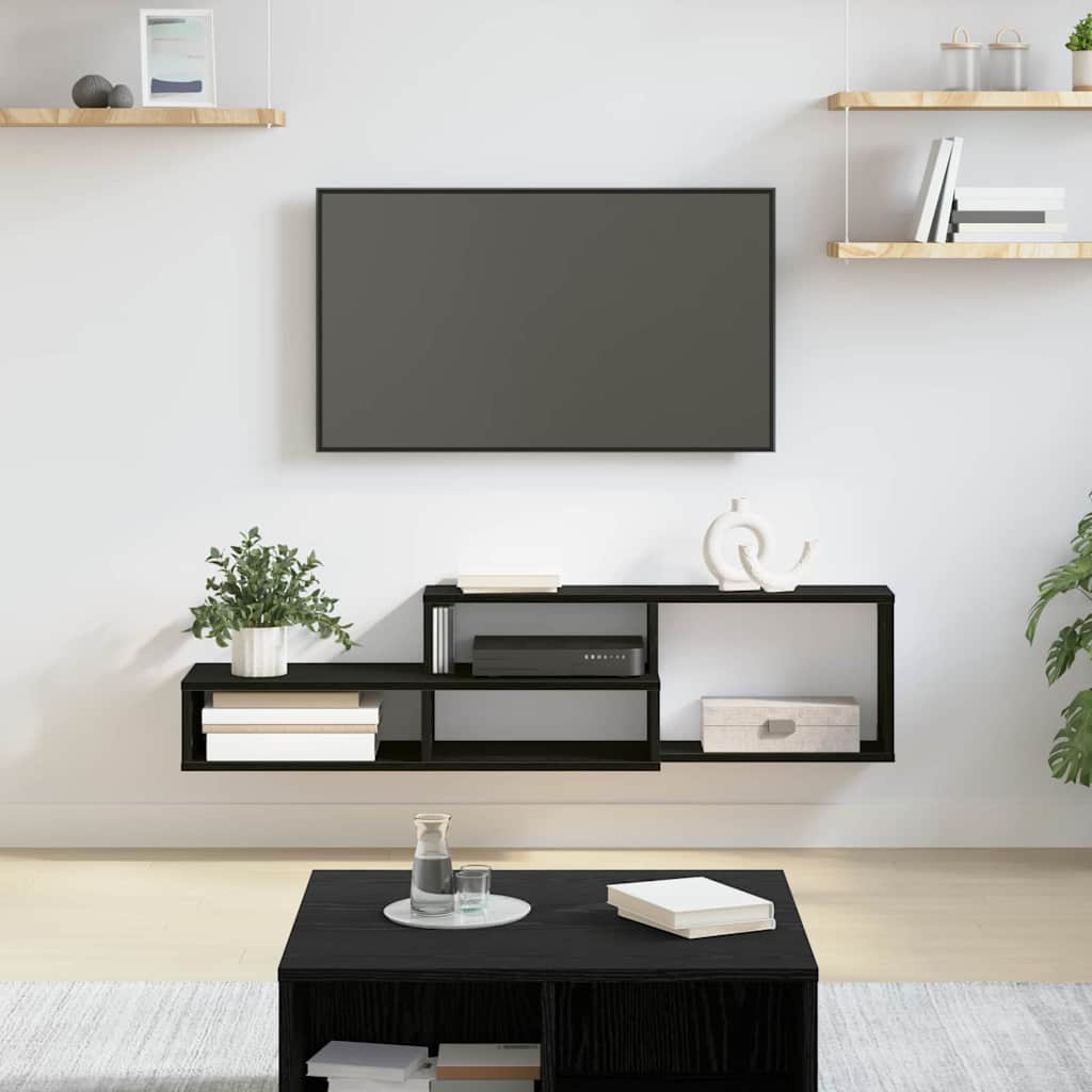 VægbeslagtilTV 120x25x28,5cm Konstrueret træ