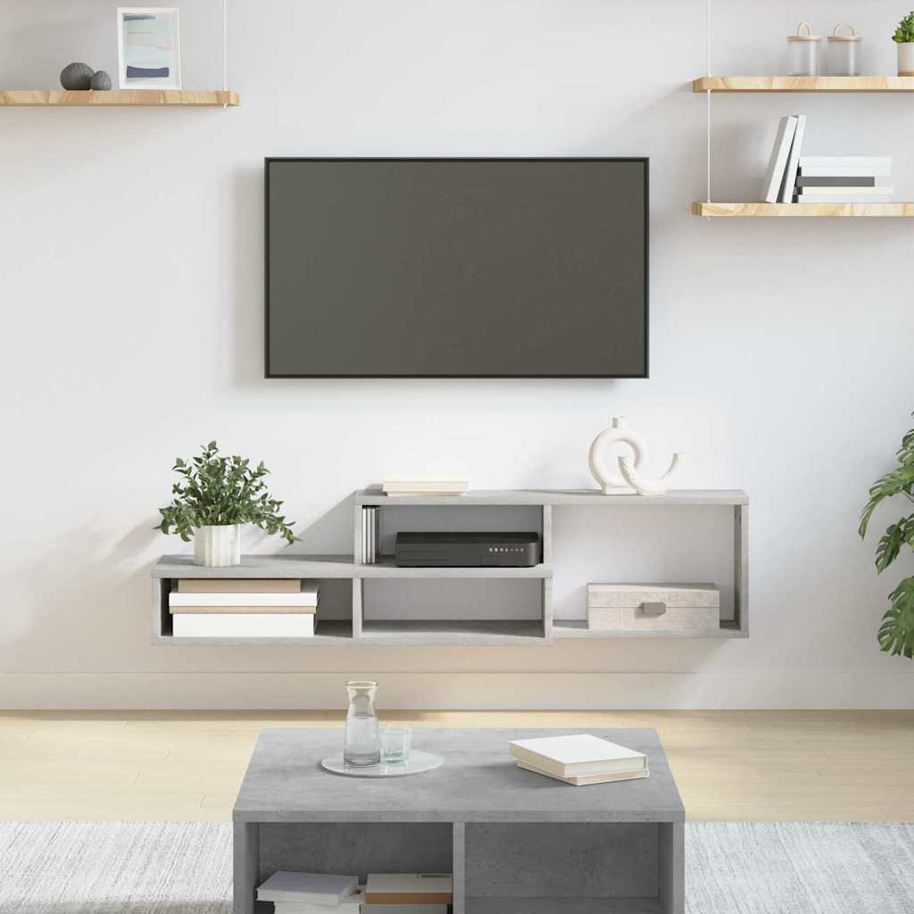 VægbeslagtilTV 120x25x28,5cm Konstrueret træ