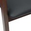 Spisestole 2 stk. Massiv Gummitræ Lys Brun 54 x 57 x 73 cm