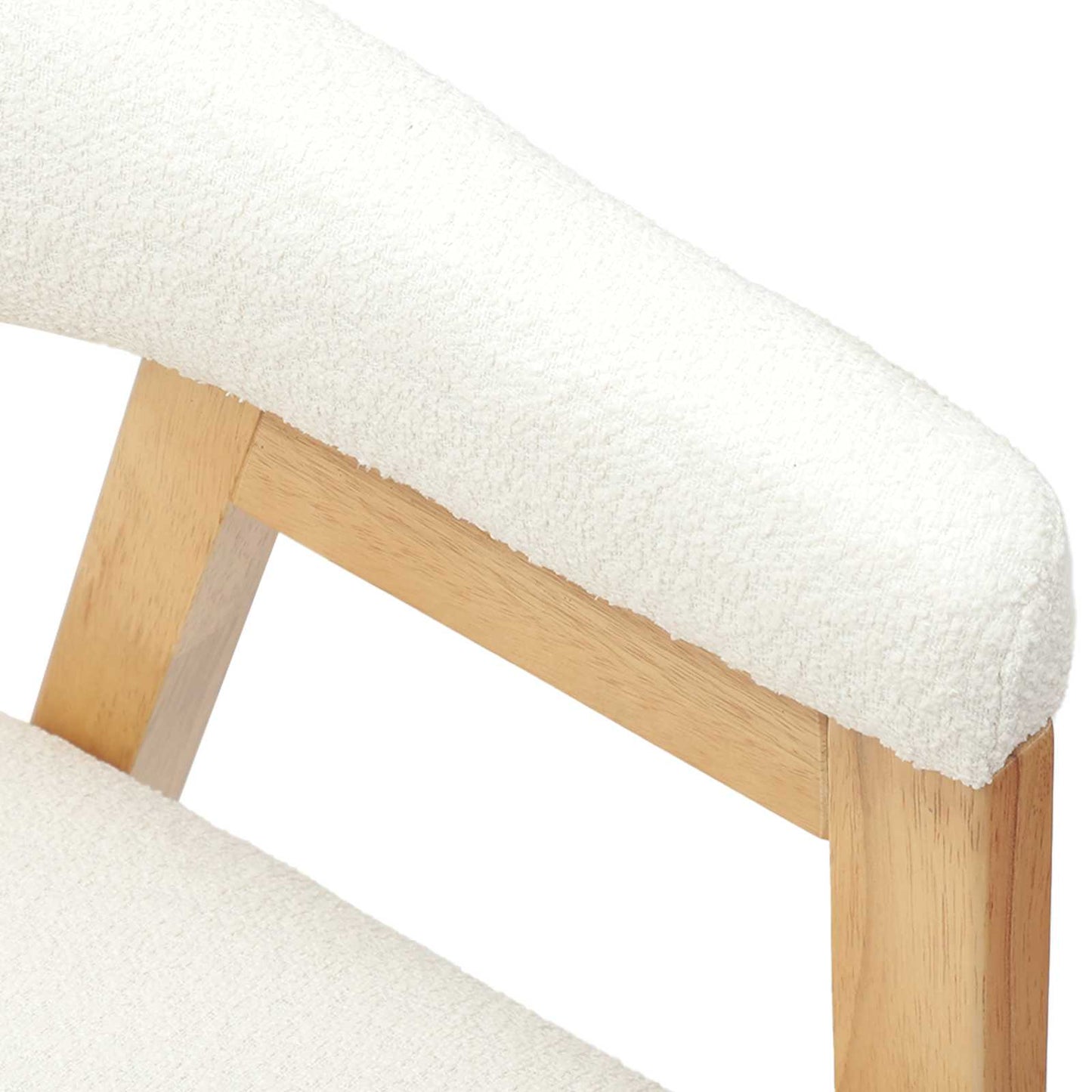 Spisestole 2 stk. Massiv Gummitræ Naturfarvet 54 x 57 x 73 cm