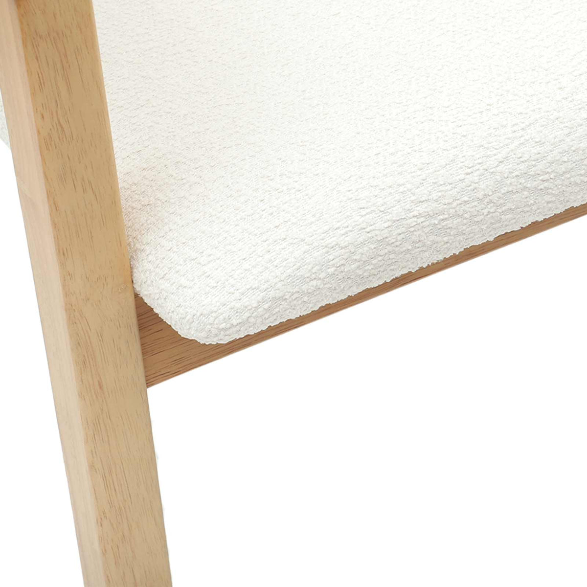 Spisestole 2 stk. Massiv Gummitræ Naturfarvet 54 x 57 x 73 cm