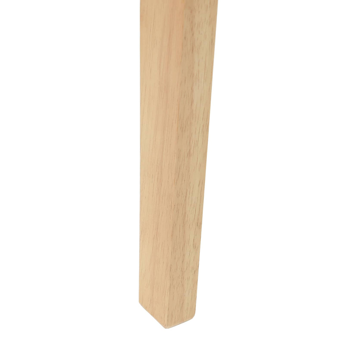 Spisestole 2 stk. Massiv Gummitræ Naturfarvet 42 x 47,5 x 81 cm