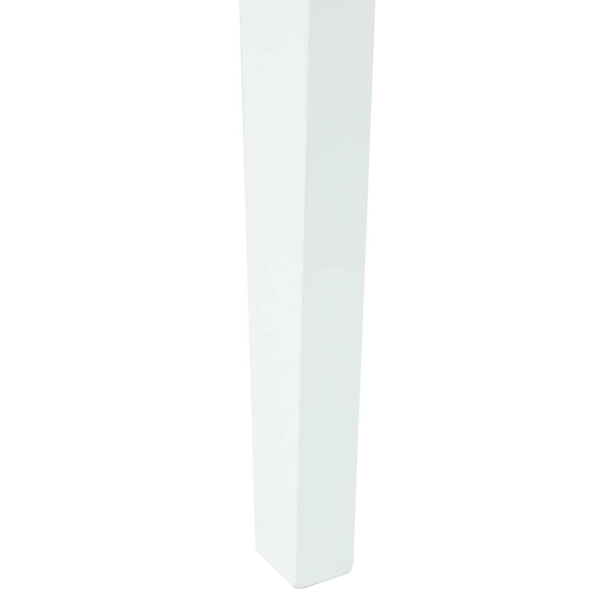 Spisestole 2 stk. Massiv Gummitræ Hvid 42 x 47,5 x 81 cm