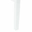 Spisestole 2 stk. Massiv Gummitræ Hvid 43 x 54 x 89 cm